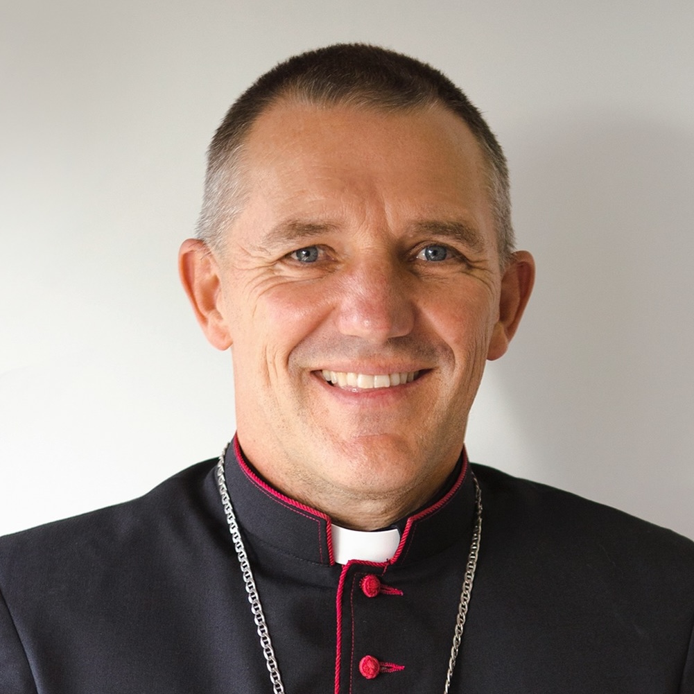 Bishop Michael Gielen of the Diocese of Christchurch at the Hope and Renewal Summit, co-hosted by Divine Renovation.